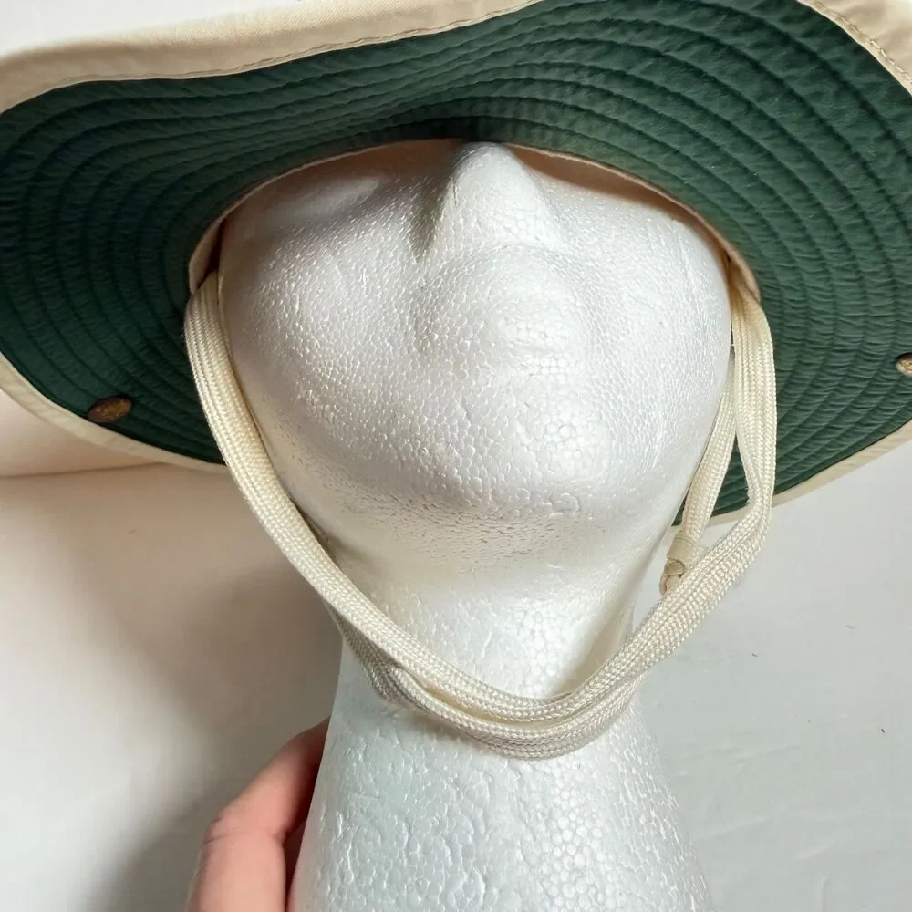 Vintage Tilley Endurables Airflo T4 Safari Hat Khaki Made Canada Size 7 1/4